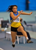 Women's under 20's Long Jump at Lee Valley