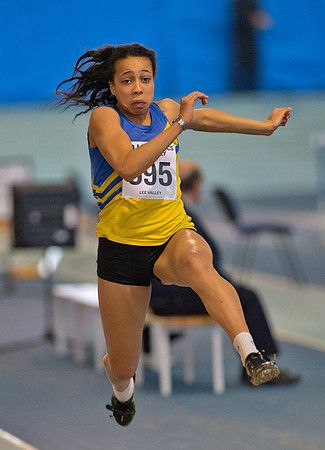 Women's under 20's Long Jump at Lee Valley