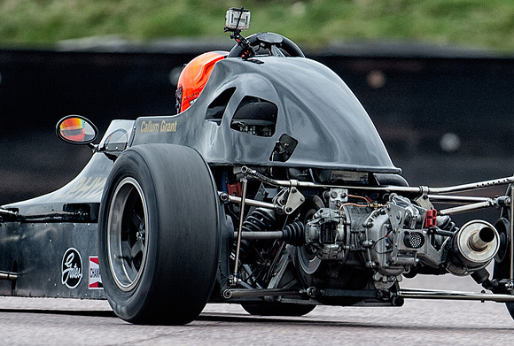 Callim Grant in the 1978 Delta T78 at Thruxton Historic Formula Ford