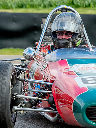Car No. 64 in the Derek Bell Cup leaves the circuit