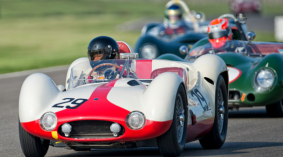 Stephen Rettemaire in his Maserati Tipo 61 'Birdcage'