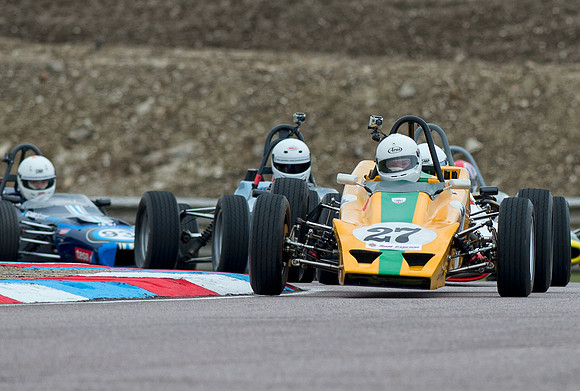 Dick Dixon in his 1969 Lotus 61 at Thruxton Historic Formula Ford