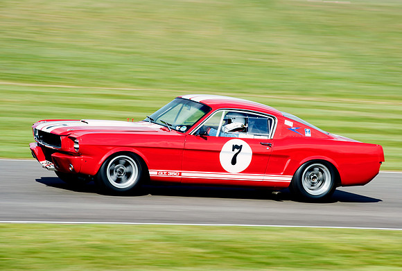 Charles Mallard in his 1965 Ford Shelby Mustang GT350