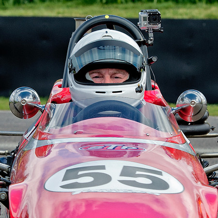 Julian Maynard in his 1970 Chevron-Ford B17