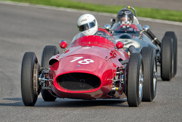 Graham Adelman in the Maserati 250F Richmond Trophy  Race