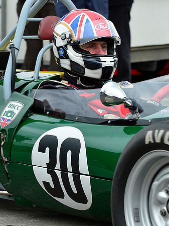 Cliff Gray in his 1967 Lotus 51b at Thruxton Historic Formula Ford Championship