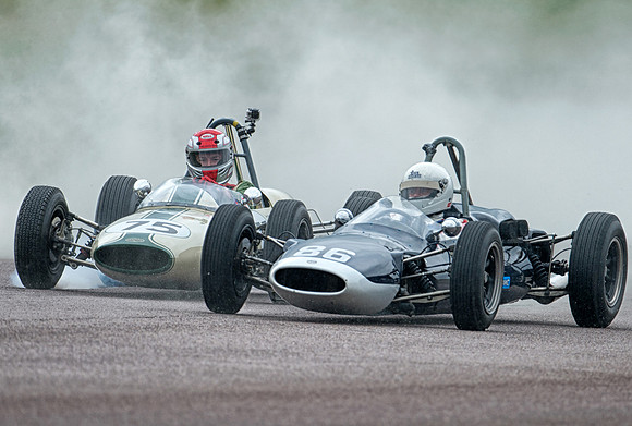 Peter Morton in his 1962 Lightining Envoyette