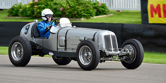 David Morris in the 1936 ERA B-type R11B at Goodwood Revival