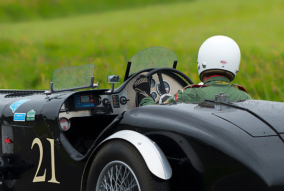 Bill Clyendert drives the 1934 Talbot 75 Special at Benjafield's Sprint