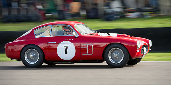 Christian Traber in the 1953 Fiat 8V Zagato during the Fordwater Trophy