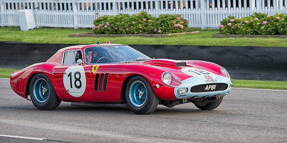 Alain de Cadet/Anthony Bamford in the 1963 Ferrari 250 GTO/64