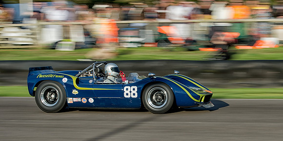Marcus Mussa in the 1966 McLaren Chevrolet M1B Whitsun Trophy Race
