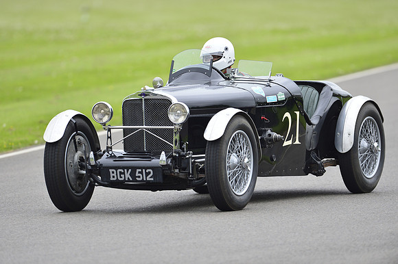 Bill Clyendert drives the 1934 Talbot 75 Special at Benjafield's Sprint
