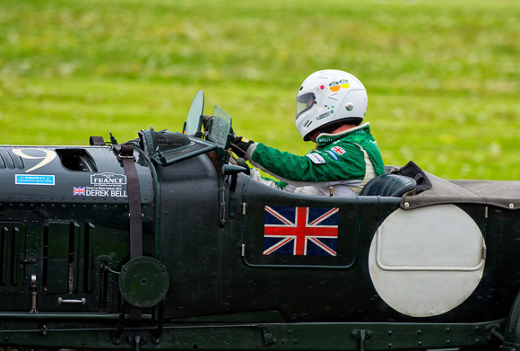Martin Overington in the 1929 Bentley Blower at Benjafield's Sprint