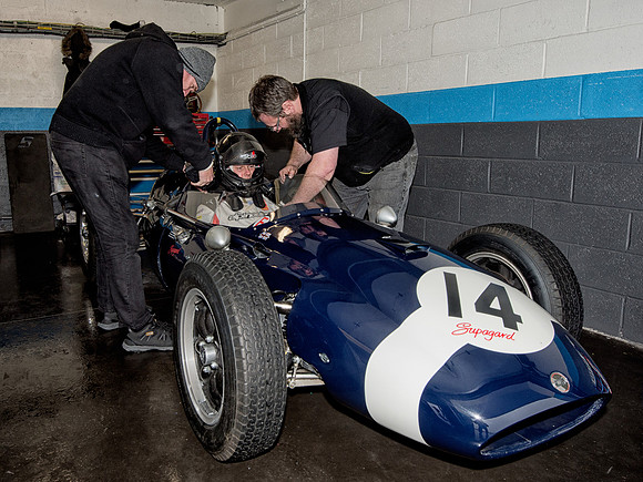 Richard Wilson with his Cooper T51-035