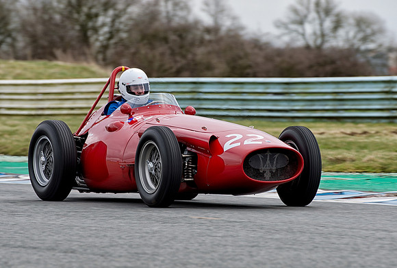 Elliott Hann in the Maserati 250F-088