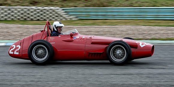 Gerry Hann in the Maserati 250F-099