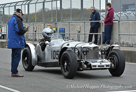 Durward Lawson in his Riley Special