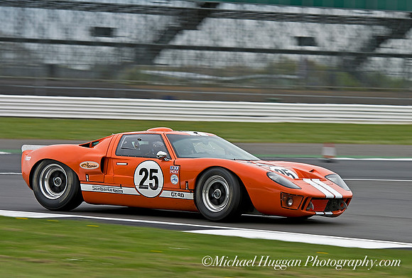 Steve Hart in the GT 40 at HGPCA