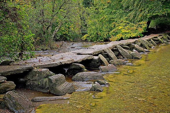 Tarr Steps over the River Barle,