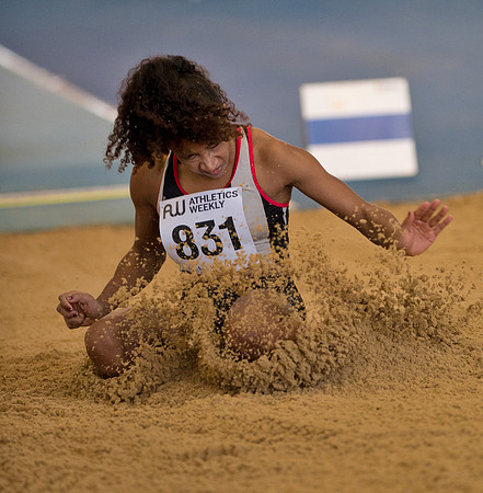 Women's under 20's Long Jump at Lee Valley